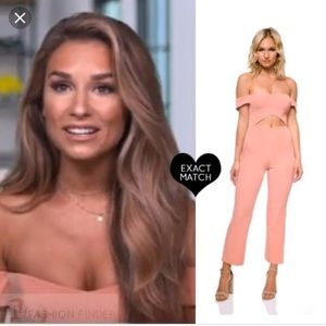Pink jumpsuit from Jessie James Decker collection